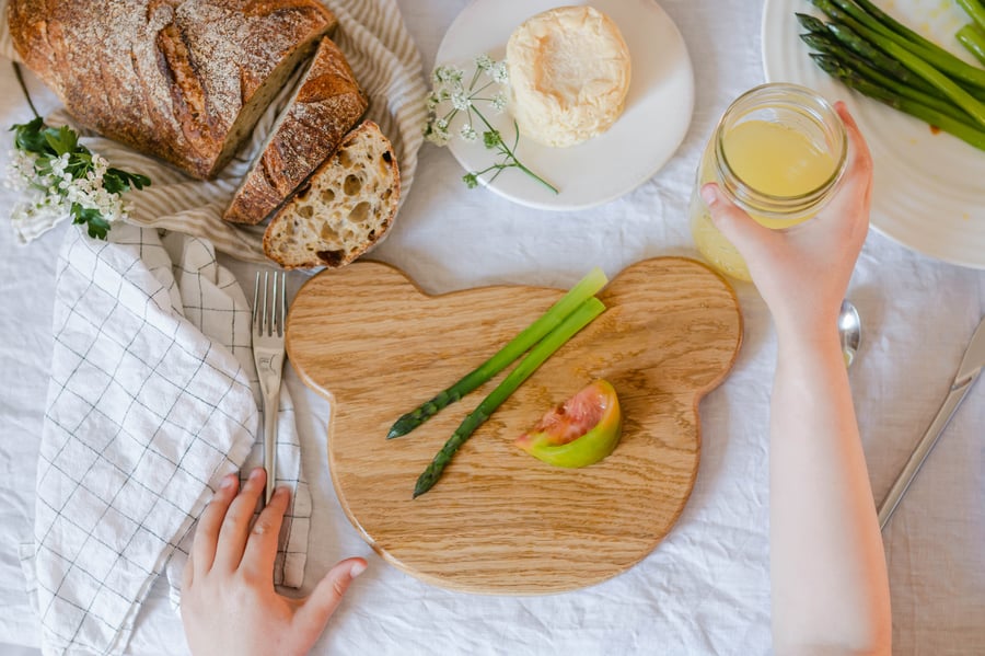 Wooden Serving Board - Bear Breakfast Board Chopping Board