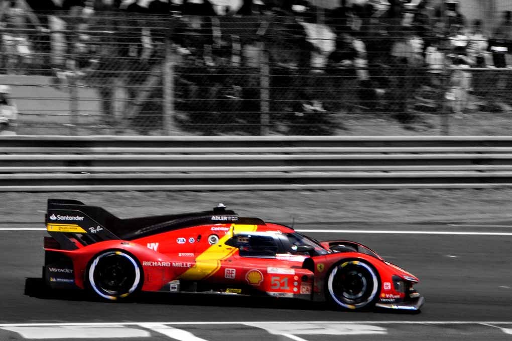 Ferrari 499P no51 24 Hours of Le Mans 2023 Photograph Print