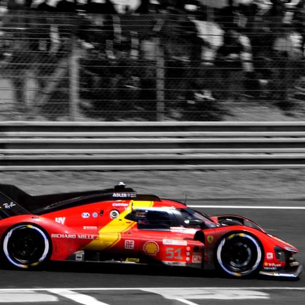 Ferrari 499P no51 24 Hours of Le Mans 2023 Photograph Print