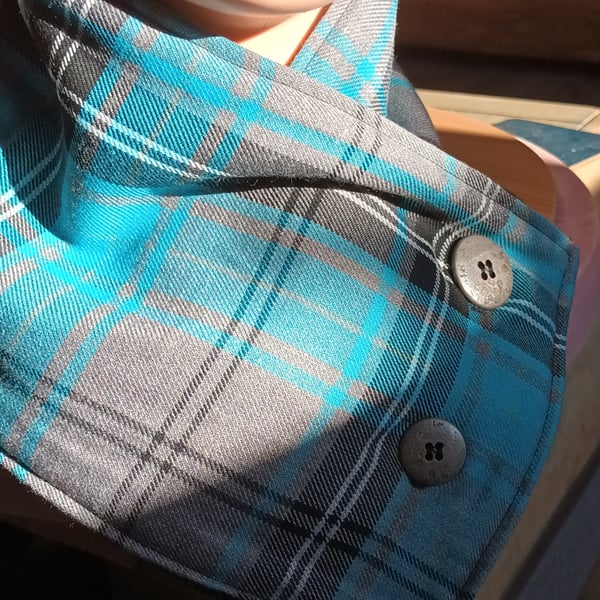 Home made fleece lined neck warmer