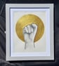 The Golden Age of Resistance Mixed Media 10x8 Original by David Nicol - Image 2