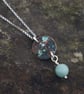 Verdigris Copper with Amazonite bead Necklace - Image 3