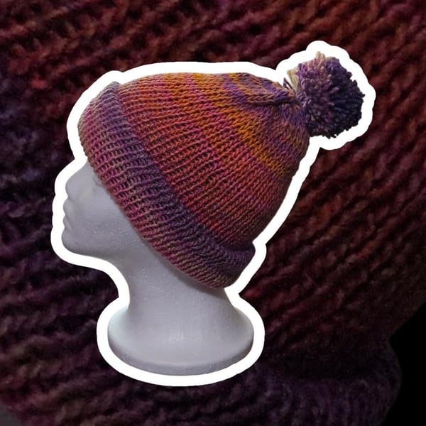 Bobble hat (handmade)