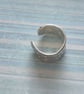 Sterling Silver 925 Circle Pattern Earcuff Artisan Jewellery - Image 6