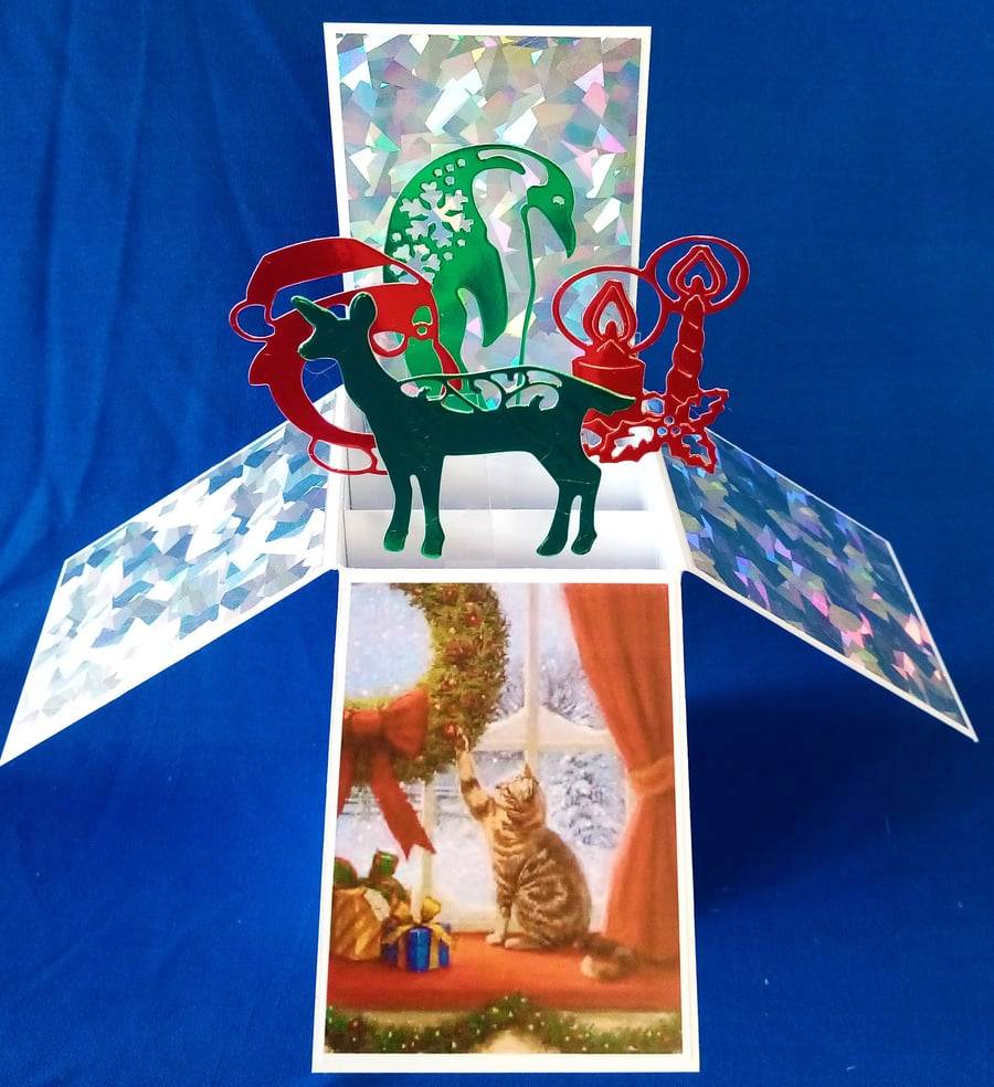 Christmas Card with Cats