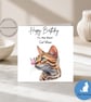 Happy Birthday Cat Mum Card 