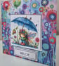 Set of 3 Handmade Greeting Card Bundle - mixed greetings - Image 4