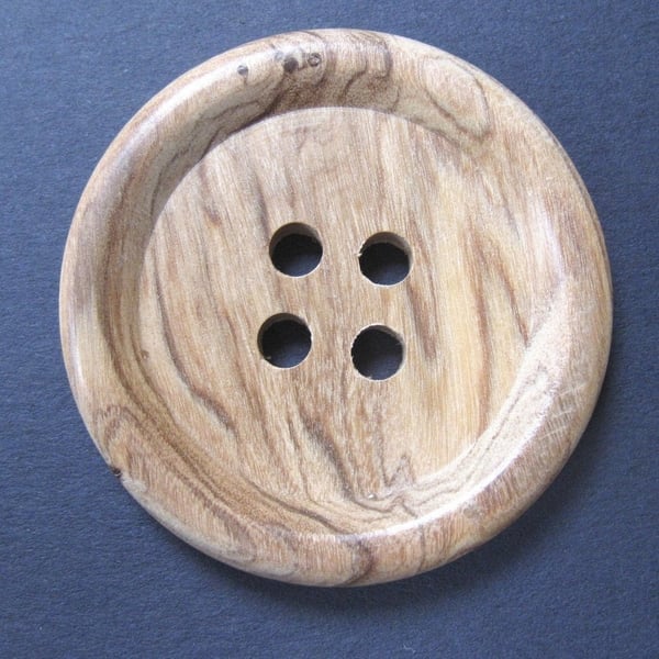 2 Inch Wooden Button, 50mm Wood Button