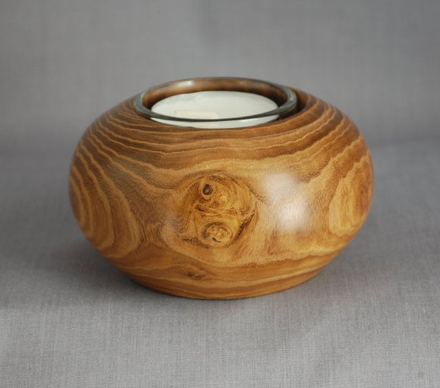 Tealight Holder in Ripple Laburnum