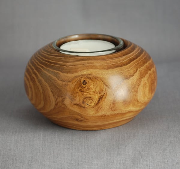 Tealight Holder in Ripple Laburnum