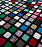 Hand crocheted King size traditional vintage style granny square blanket   - Image 3