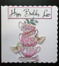 Personalised Teacups Birthday Card, Mum, Nan, Sister, Niece,Aunt, Cousin 