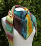 Handmade Felt Wool and Silk Scarf Shawl