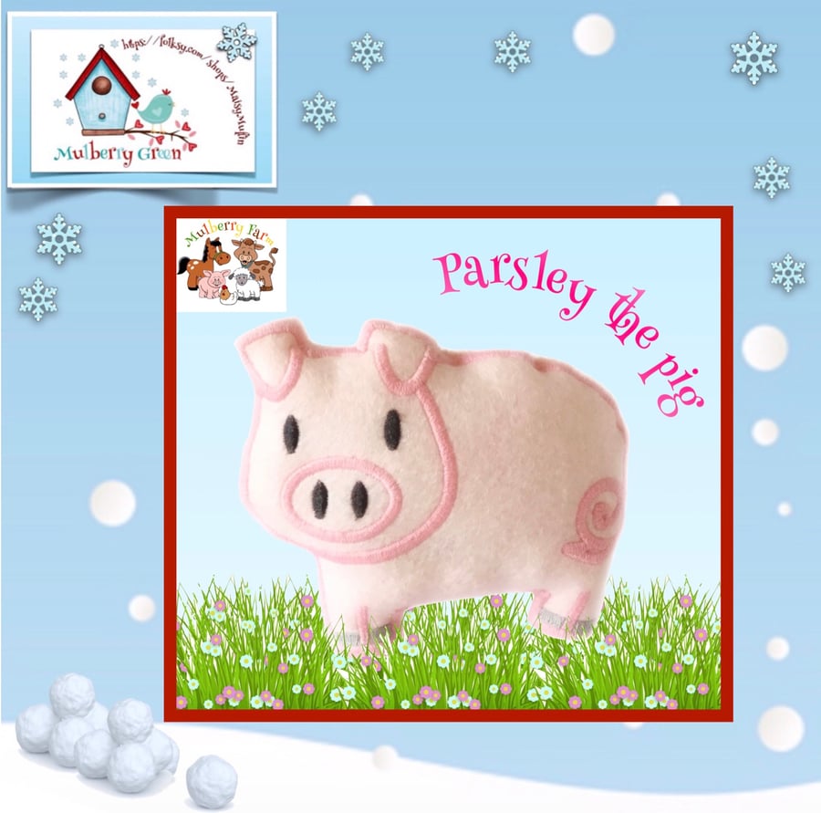 Parsley the Pig from Mulberry Farm