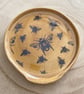Summer Seconds Handmade Ceramic Amber Bee Spoon Rest - Image 2