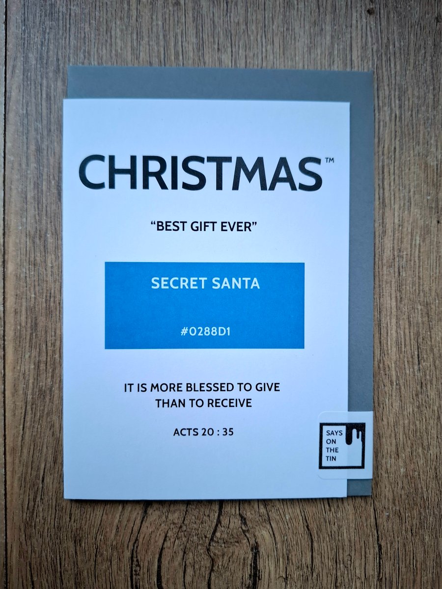 SECRET SANTA Christmas Card - The Season's Reason Collection