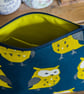 Project bag - a generously sized zipped pouch with detachable wristlet - Image 3