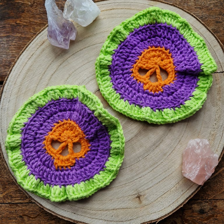 Skull Coaster, Skull Decoration, Halloween Decoration, Halloween Coaster