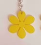 Flower Earrings 6 petals - Acrylic - Image 2