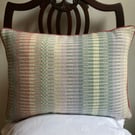 Rosanna cushion: Pastel Pink. Handwoven in Wales