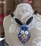 "Blue Wise Owl" Necklace  - Image 2