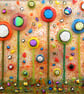 Handmade Fused Glass 'IN THE GARDEN' Picture. - Image 3