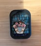Mini mosaic in sardine tin