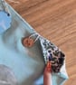 Hand Painted Bookbag and Bookmark - North Berwick Bass Rock - Image 3