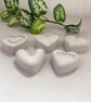 Set of 5 Grey Heart Fragrance Stones – Handmade Aroma Stones - Image 6