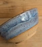 Pale blue wavy textured nibble bowl - Image 2