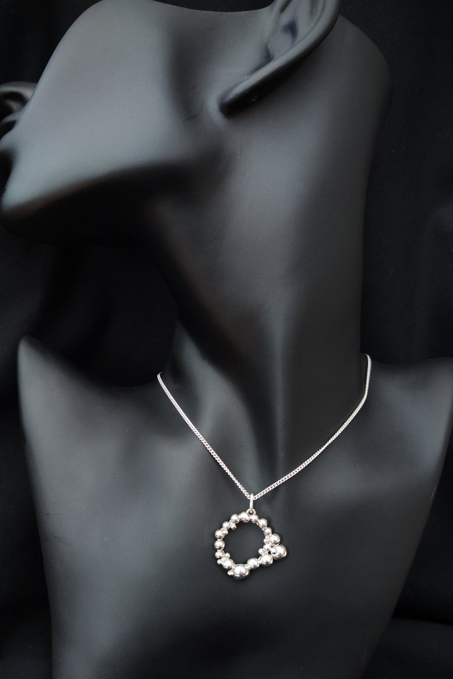 Bubble fantasy silver pandant