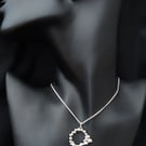 Bubble fantasy silver pandant