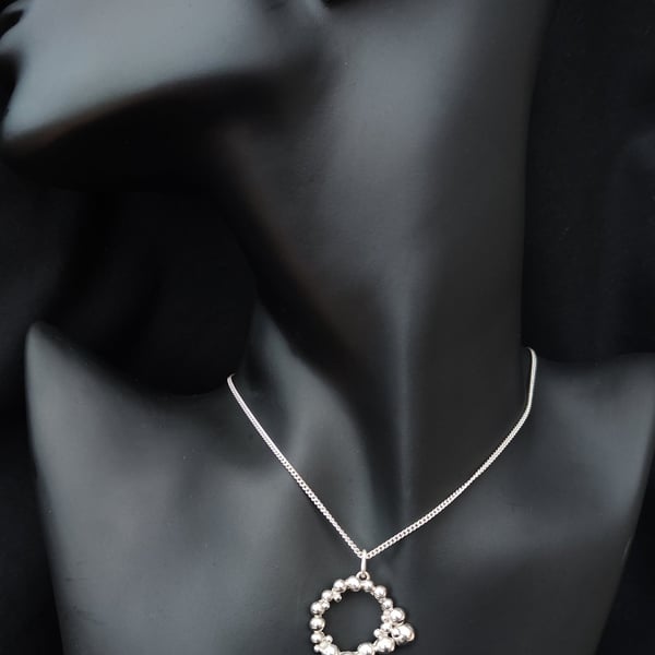 Bubble fantasy silver pandant