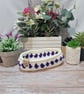 Glasses or trinket basket, hand crocheted  - Image 1