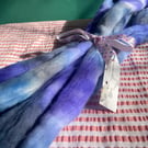 Dyed wool tops roving for spinning - 100g