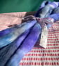 Dyed wool tops roving for spinning - 100g