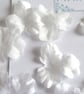 Hand Crafted Silk satin Iris Flowers - Image 5
