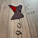 Stained glass freestanding bird 