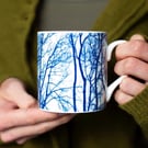 Fine bone china mug, Tree Branch design, Coffee mug, Nature inspired gift