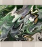 Abstract Acrylic Pour Canvas - Image 3