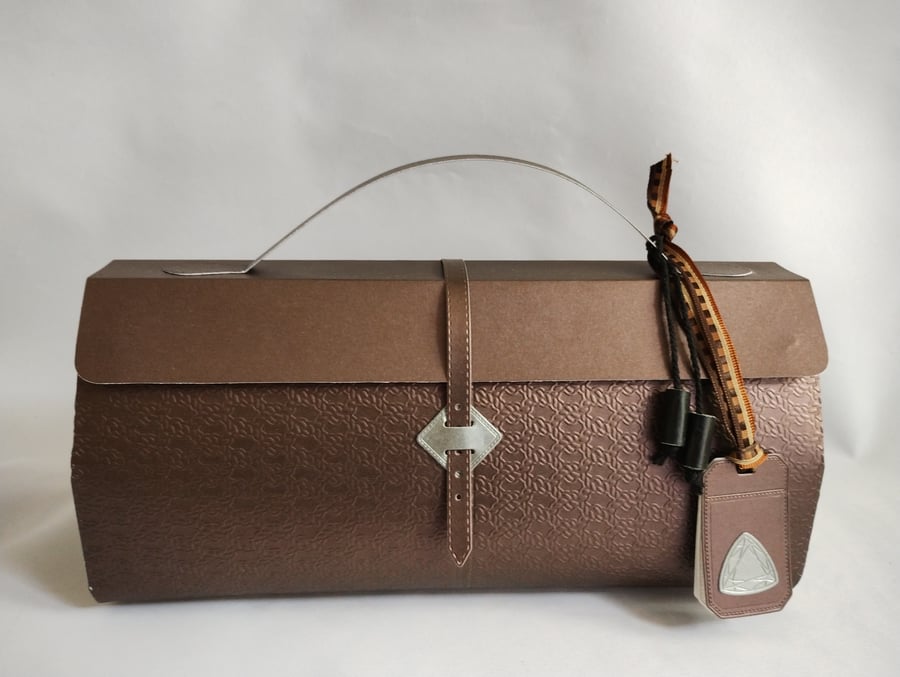 Unique Handmade Man Bag Keepsake Gift Box 