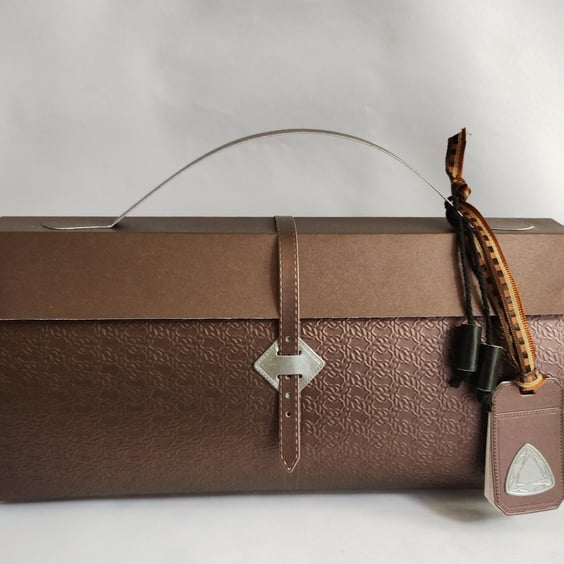 Unique Handmade Man Bag Keepsake Gift Box 