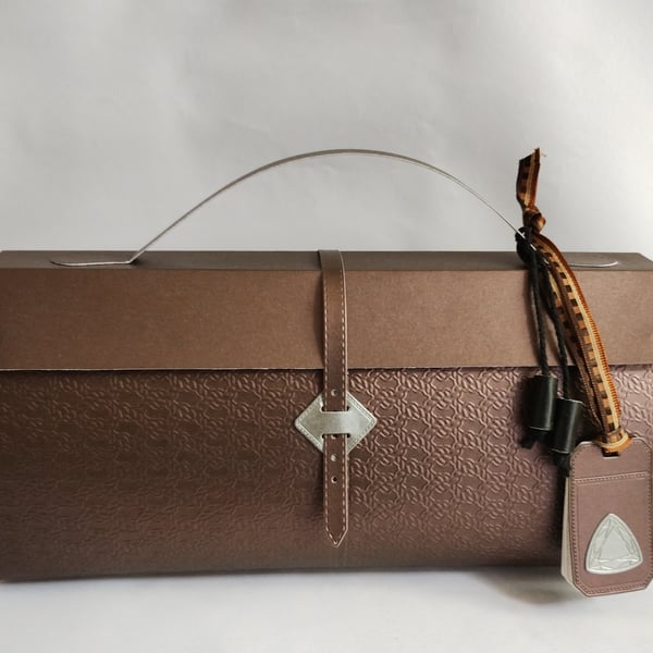 Unique Handmade Man Bag Keepsake Gift Box 