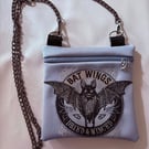 Embroidered Alchemist inspired Bat Wings Bag 