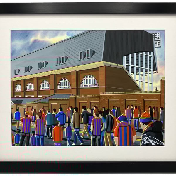 Crystal Palace, Selhurst Pk Framed, Football Art Print 14" x 11" Frame 