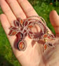 Sunstone Macrame Baby Tree Pendant  - Image 1