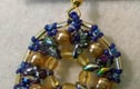 Orange and yellow earrings