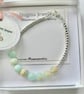 Sterling Silver & Sea Sediment Jasper Bracelet