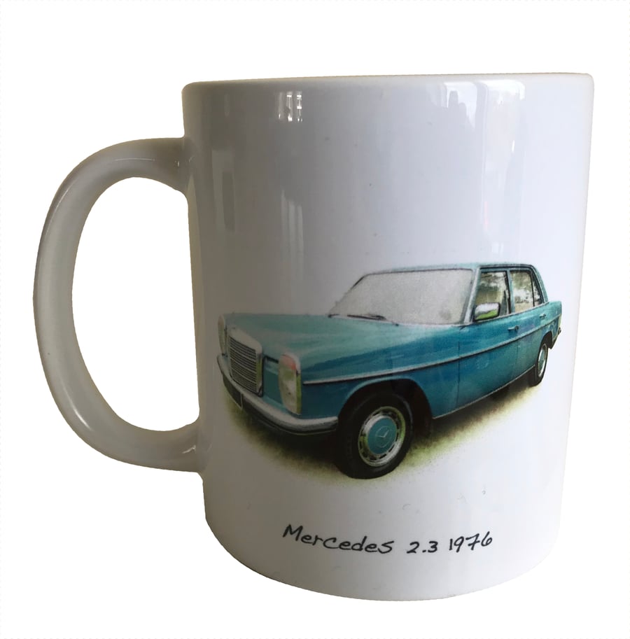 Mercedes 2.3L (W115) 1976 - 11oz Ceramic Mug for the Saloon Car Enthusiast
