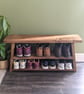 Handmade Rustic Wooden Shoe Rack Bench: Chunky 2-Tier Farmhouse Organizer Seat - Image 5